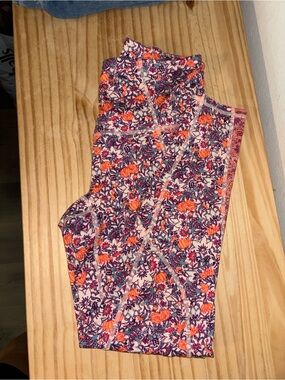 Floral Plie Print Free People Movement  Leggings - Pink & Orange